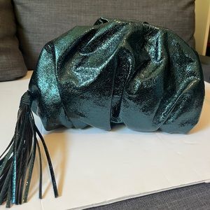 NBW: Rebecca Minkoff Ruched Faux Leather Clutch